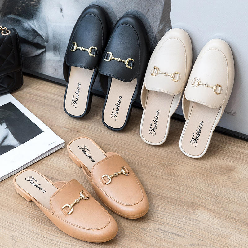 Casual Half Slippers Slip On Sandals Slippers