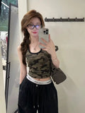American Chic Camouflage Tank Top Women