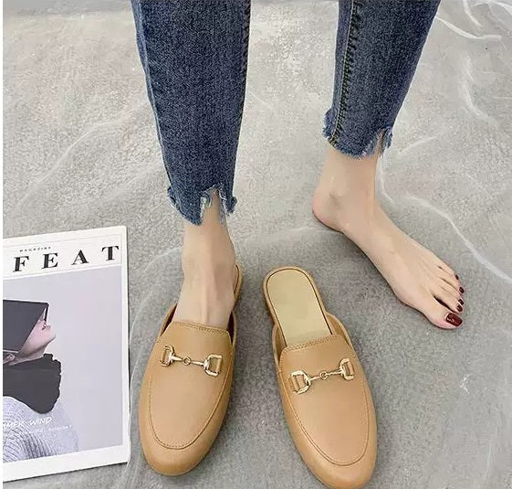 Casual Half Slippers Slip On Sandals Slippers