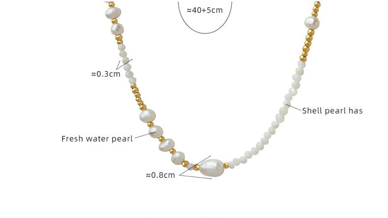 Freshwater Pearl Handmade Beaded Necklace