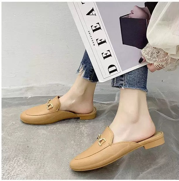 Casual Half Slippers Slip On Sandals Slippers