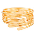 Handmade Adjustable Sterling Silver Twisted Solid Bangles Bracelet Set Of 8 Pcs