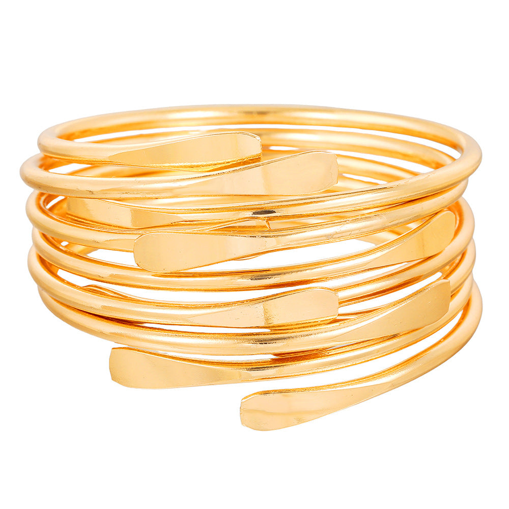Handmade Adjustable Sterling Silver Twisted Solid Bangles Bracelet Set Of 8 Pcs