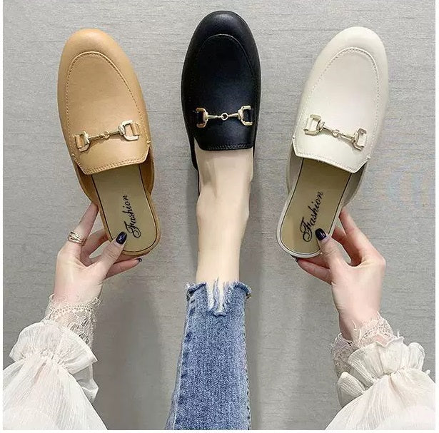Casual Half Slippers Slip On Sandals Slippers