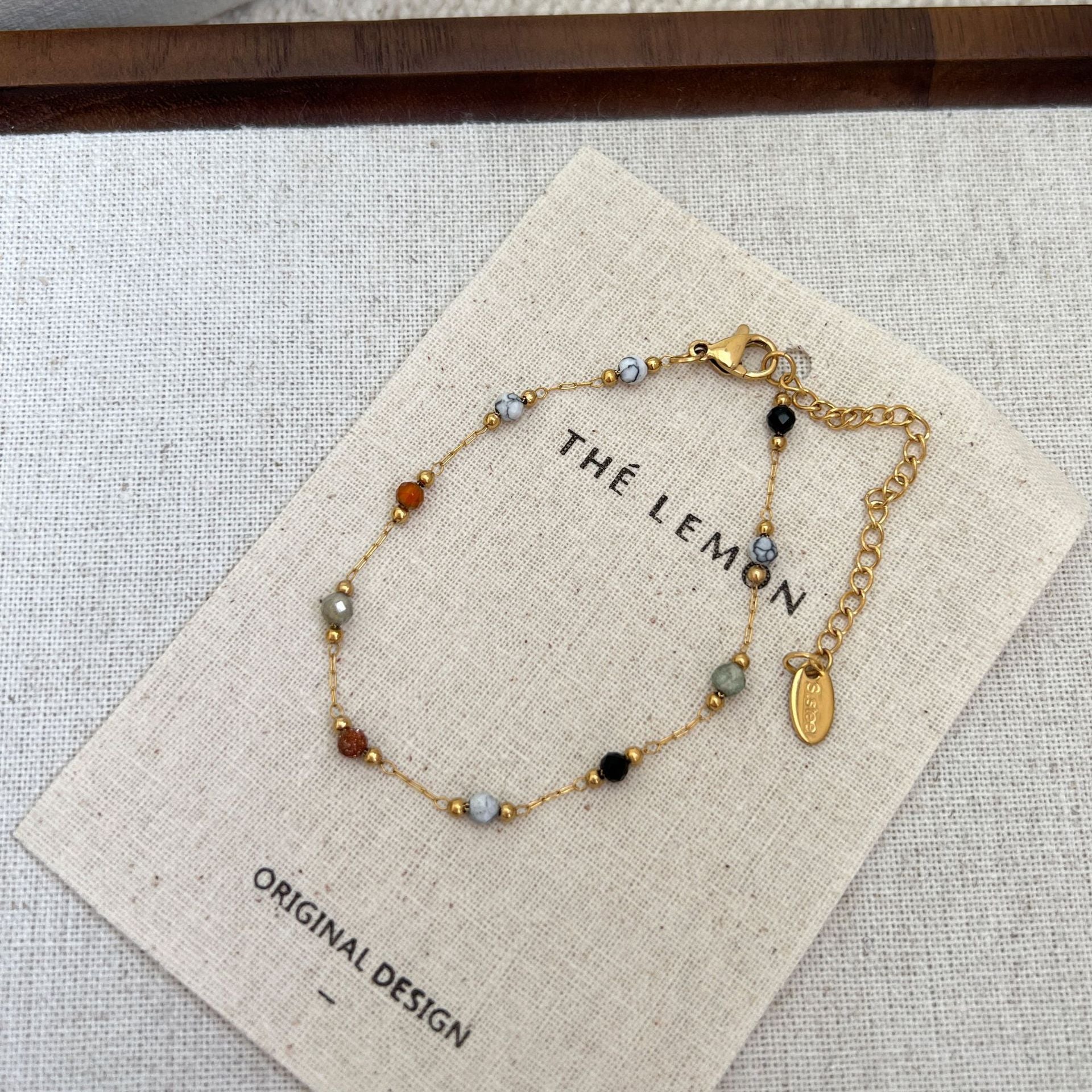 Natural Stone Handmade Collarbone Necklace Set