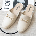 Casual Half Slippers Slip On Sandals Slippers