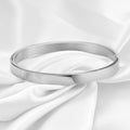 Premium 6mm High Polish Stainless Steel 304 Glossy Snap On Jewel Wristband Bracelet