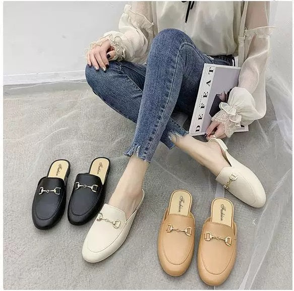 Casual Half Slippers Slip On Sandals Slippers