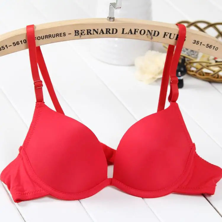 Lovely Small Breast Push Up Deep V Bra