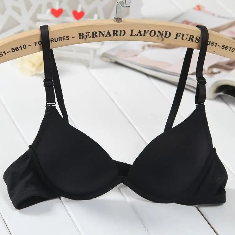 Lovely Small Breast Push Up Deep V Bra