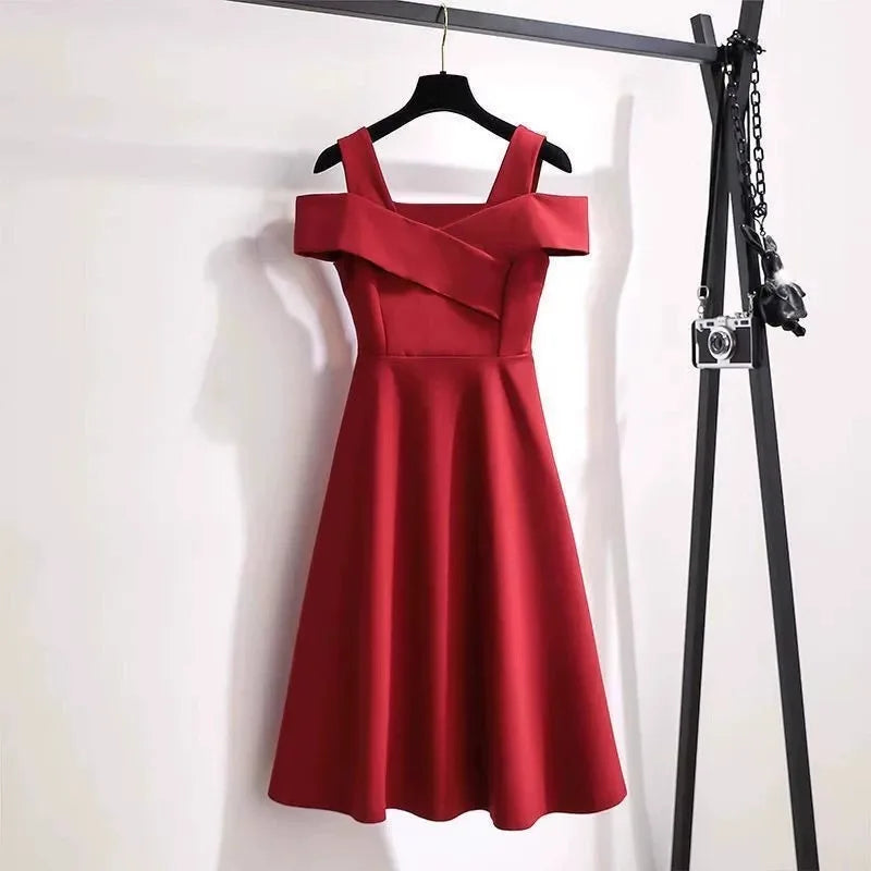 Korean Style Slim Fit High Waist A-Line Skirt