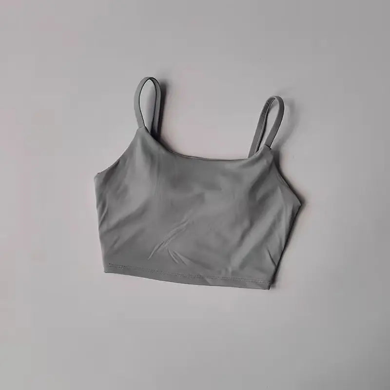 Fitness Push Up Fixed Padded Sports Breathable Bra Top