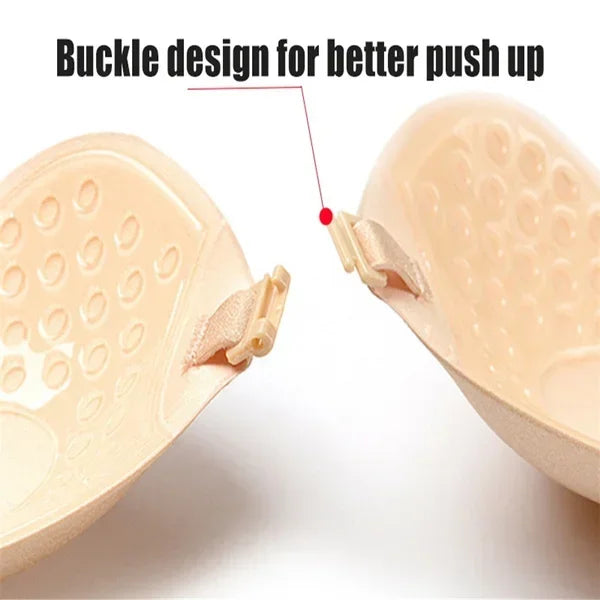 Silicone Chest Stickers Lift Up Self Pushup Adhesive Invisible Strapless Nude Bra