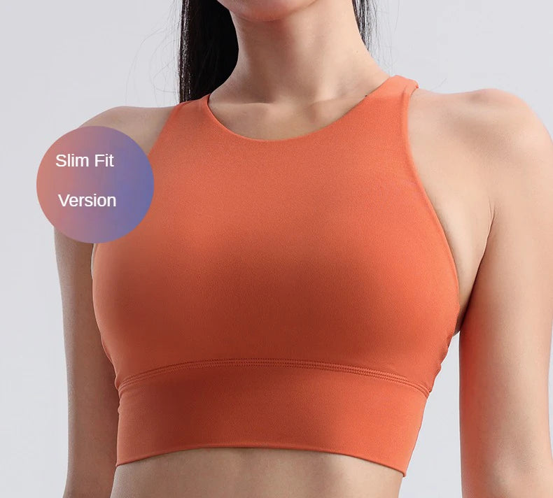 Sports Outdoor Fitness Yoga Bra Running Underwear Quick drying Shockproof Tank Top Women's Top Integrated Coaster
