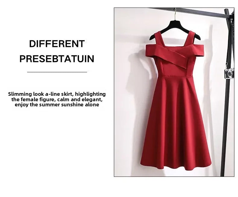 Korean Style Slim Fit High Waist A-Line Skirt