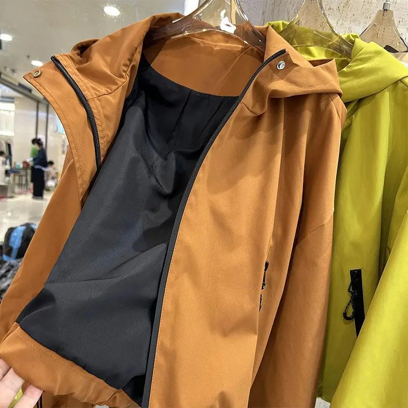 Hooded  Loose Casual Short Top Jacket