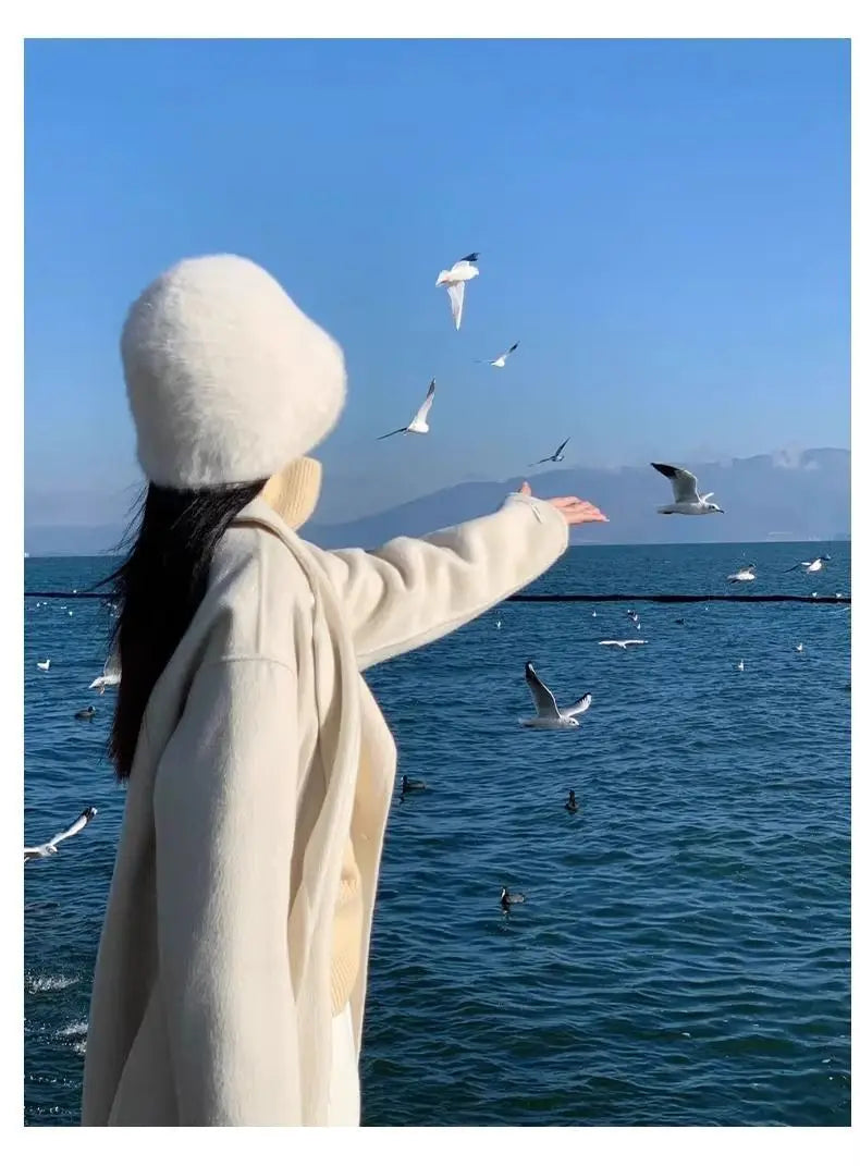 Medium Length Oversize Woolen Coat