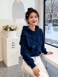 Korean Style Oversized Hoodie Slimming Loose Top