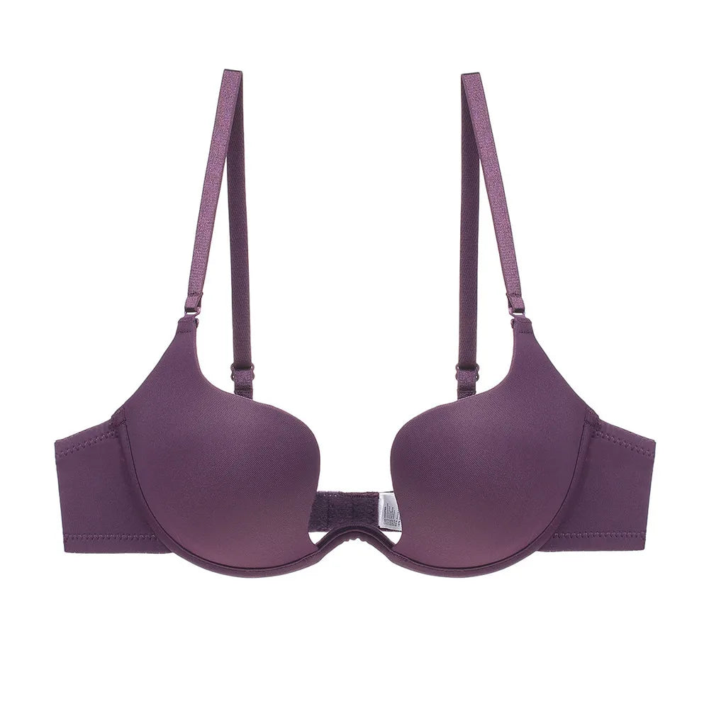 Sexy Invisible Seamless Push-Up Adhesive Silicone Cover U-Back Bra