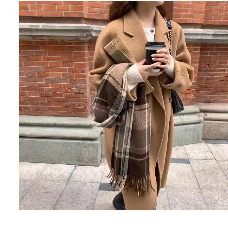 Medium Length Oversize Woolen Coat