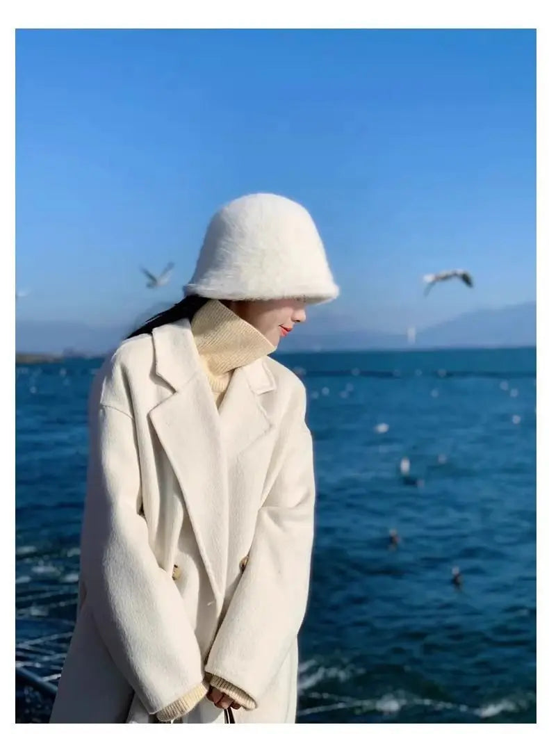 Medium Length Oversize Woolen Coat