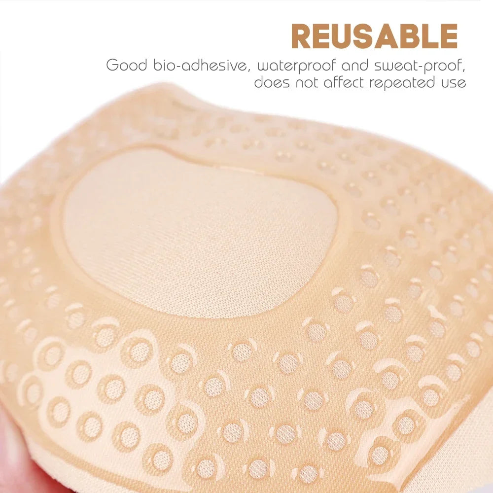 Silicone Chest Stickers Lift Up Self Pushup Adhesive Invisible Strapless Nude Bra