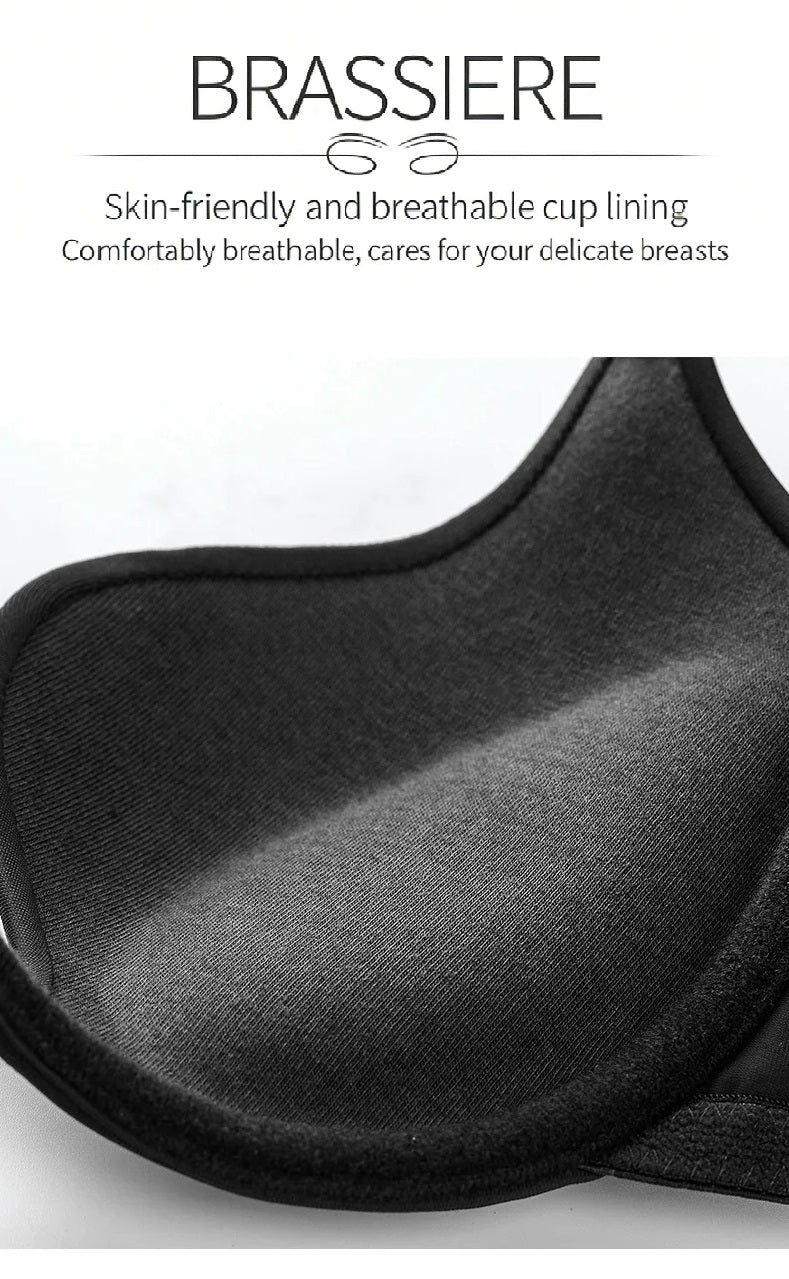 Sexy Invisible Seamless Push-Up Adhesive Silicone Cover U-Back Bra