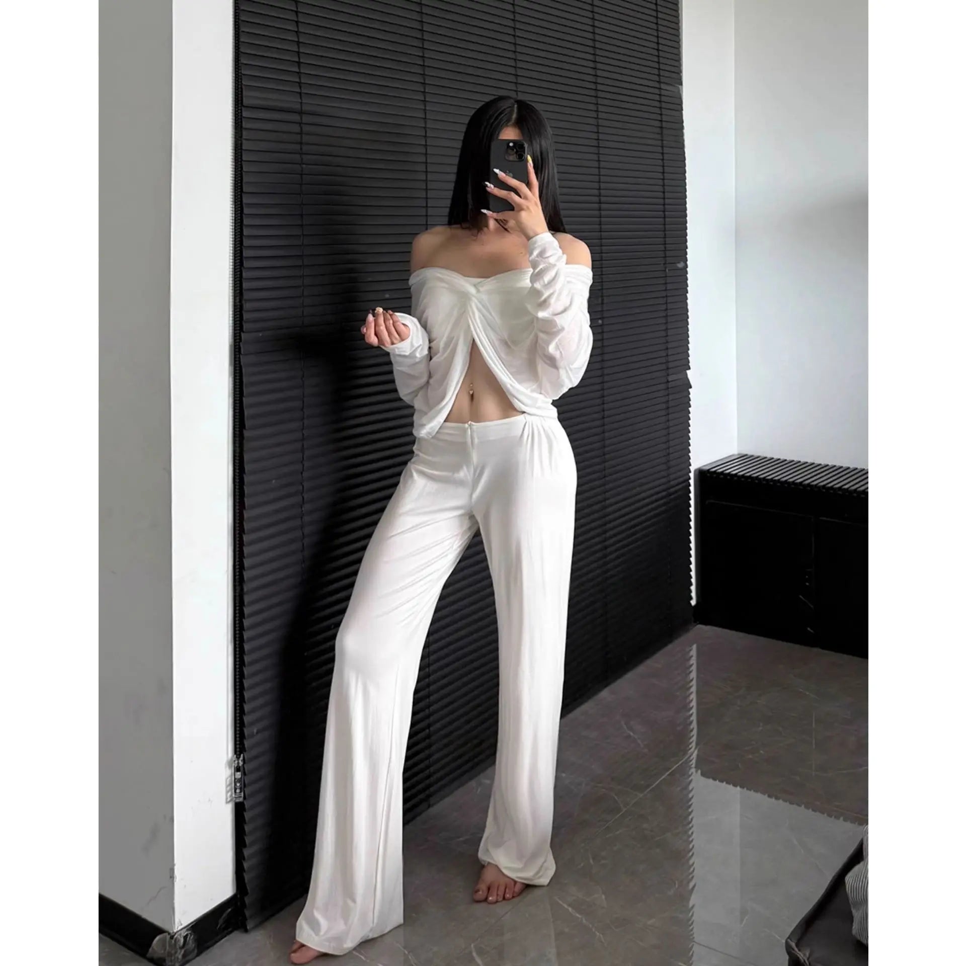 Yoga Long Sleeve Blouse Cover Up Loose Backless Top Quick Dry Breathable Lightweight Fitness Shirt