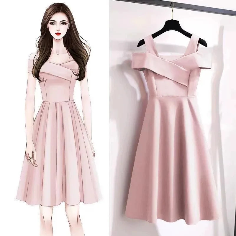 Korean Style Slim Fit High Waist A-Line Skirt