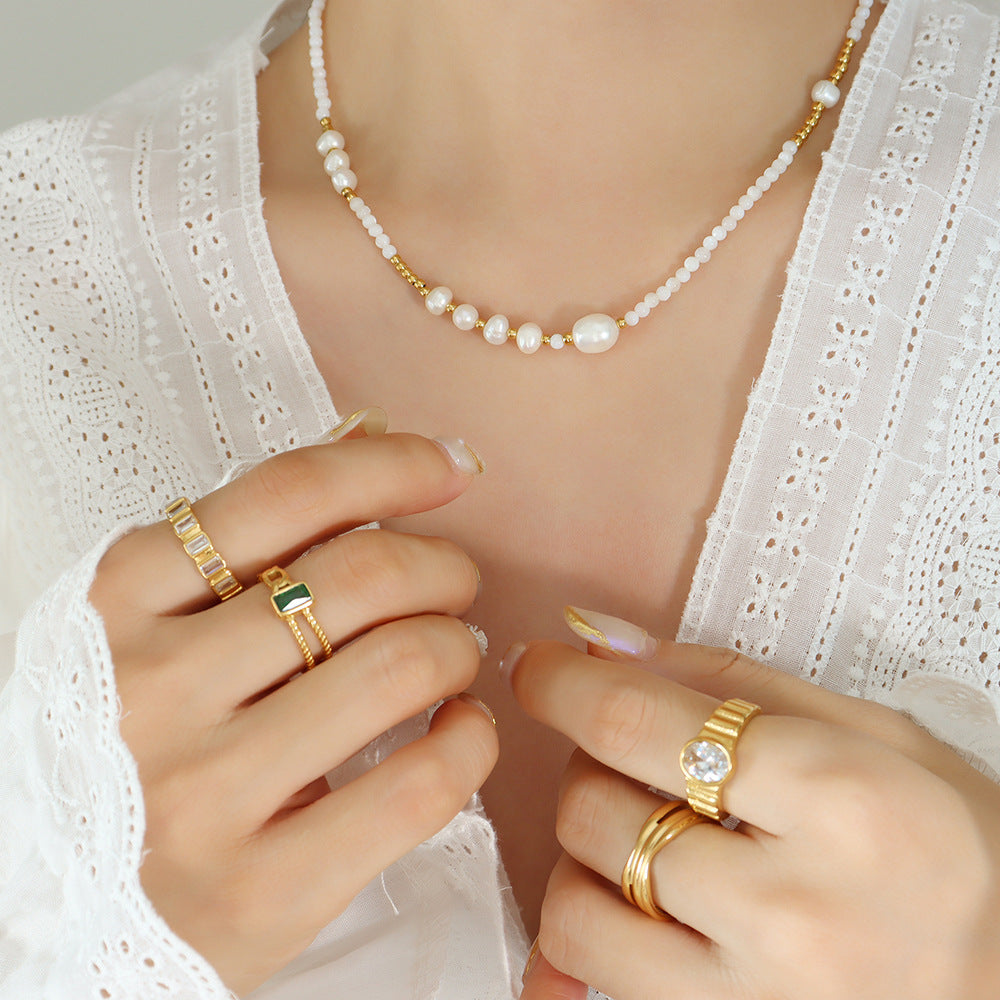 Freshwater Pearl Handmade Beaded Necklace