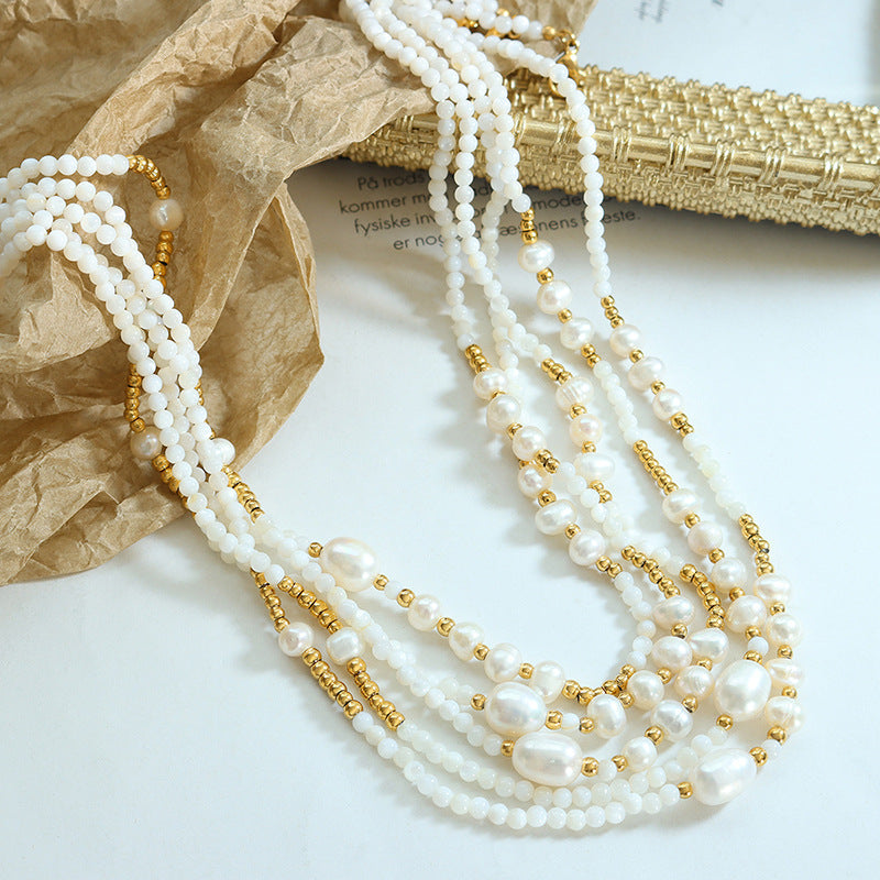 Freshwater Pearl Handmade Beaded Necklace