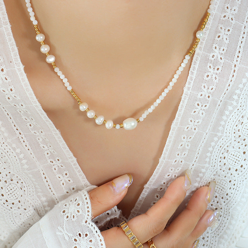 Freshwater Pearl Handmade Beaded Necklace